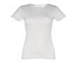 T-shirt personnalisable pour femme 150 g/m2 couleur gris clair chiné