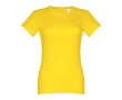 T-shirt blanc classique à col rond 190 g/m2 couleur jaune