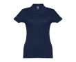 Polo avec logo entreprise femme 195 g/m2 couleur bleu foncé