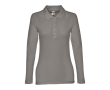 Polo imprimé avec manches longues 210 g/m2 couleur gris foncé