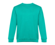 Sweat-shirt en coton et polyester 300 g/m2 couleur turquoise