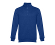 Pulls avec fermeture éclair 1/4 320 g/m² couleur bleu roi