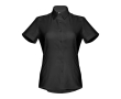 Chemise pour femme manches courtes couleur noir