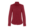 Chemise logoté à manches longues 115 g/m2 couleur bordeaux