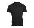 Polo en polyester et coton 200 g/m2 couleur noir