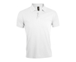 Polo en polyester et coton 200 g/m2 couleur blanc