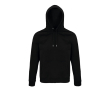 Sweat personnalisé à capuche éco 280 g/m2 couleur noir