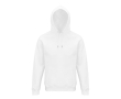 Sweat personnalisé à capuche éco 280 g/m2 couleur blanc