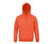 Sweat personnalisé à capuche éco 280 g/m2 couleur orange
