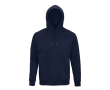 Sweat personnalisé à capuche éco 280 g/m2 couleur bleu marine