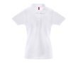 Polo en coton et polyester 200 g/m2 couleur blanc