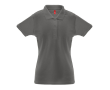 Polo en coton et polyester 200 g/m2 couleur gris foncé