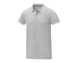 Polo en deux tons coton 200 g/m2 couleur gris chiné