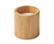 Bougie en cire végétale parfum vanille couleur bois