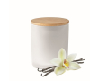 Bougies parfumées aux plantes et couvercle couleur blanc