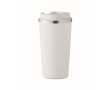 Verre en acier avec fonction thermos couleur blanc