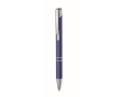 Stylo recyclé en aluminium couleur bleu roi