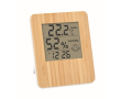 Station multifonction en bambou couleur bois