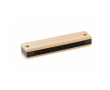 Harmonica avec finition en bois couleur bois