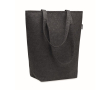 Sac en feutre RPET avec de longues anses couleur gris foncé