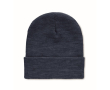 Bonnet en RPET personnalisé avec le logo couleur bleu