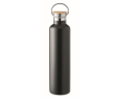 Gourde isotherme publicitaire en acier couleur noir