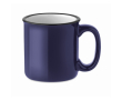Tasses avec logo de style vintage 290ml couleur bleu ultramarine