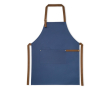 Tablier avec détails métalliques 300 g/m2 couleur bleu