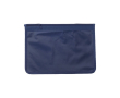 Porte-documents en nylon avec fermeture couleur bleu marine