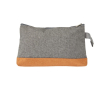 Trousse de toilette avec détails en couleur couleur orange