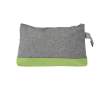 Trousse de toilette avec détails en couleur couleur vert clair