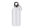 Gourde recyclée avec mousqueton couleur transparent