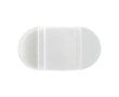 Gomme avec taille-crayon couleur blanc