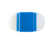 Gomme avec taille-crayon couleur bleu