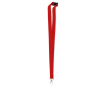 Tour de cou personnalisé avec mousqueton couleur rouge