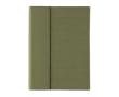 Conférencier avec carnet de notes couleur vert militaire