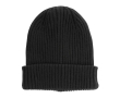 Bonnet d'hiver fabriqué en matériaux durables couleur noir