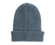 Bonnet d'hiver fabriqué en matériaux durables couleur bleu