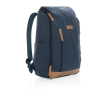 Sac à dos d'ordinateur en matériaux recyclés couleur bleu