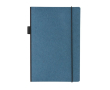Carnet de notes avec marque-page certifié couleur bleu