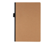 Carnet de notes avec marque-page certifié couleur marron