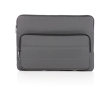 Pochette pour ordinateur avec poche latérale couleur gris foncé