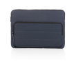 Pochette pour ordinateur avec poche latérale couleur bleu marine