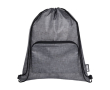 Sac à dos pliable avec pochette couleur gris