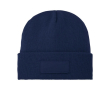 Bonnet publicitaire avec impression étiquette couleur bleu marine