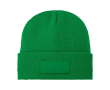 Bonnet publicitaire avec impression étiquette couleur vert