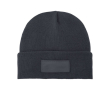 Bonnet publicitaire avec impression étiquette couleur gris foncé