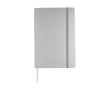 Carnet de notes publicitaire à feuilles blanches couleur argenté
