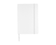 Carnet de notes publicitaire à feuilles blanches couleur blanc