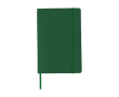 Carnet de notes publicitaire à feuilles blanches couleur vert foncé
